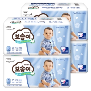  보솜이 2020 리얼코튼 안심흡수 팬티형 특대형-남아용 [120매] 상품이미지