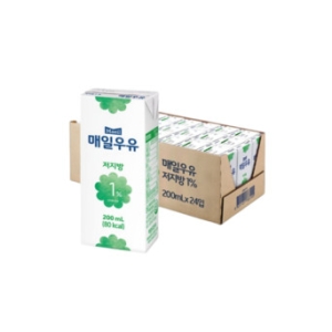 매일유업 매일우유 저지방 1% (멸균) 200ml (120개)_이미지
