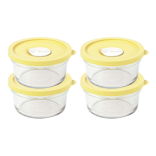 글라스락 렌지쿡 촉촉한 햇밥용기 원형 옐로우에디션 350ml이미지입니다. 누르면 해당 게시물로 새창이동합니다.