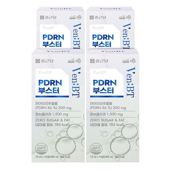 종근당 벤비티 PDRN 부스터 14포 (4개)_이미지