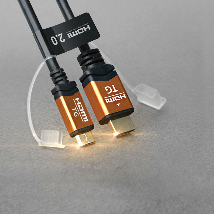 TG삼보 TGS HDMI to Mini HDMI Ver2.0 무산소동 프리미엄 골드 케이블 (3m)_이미지