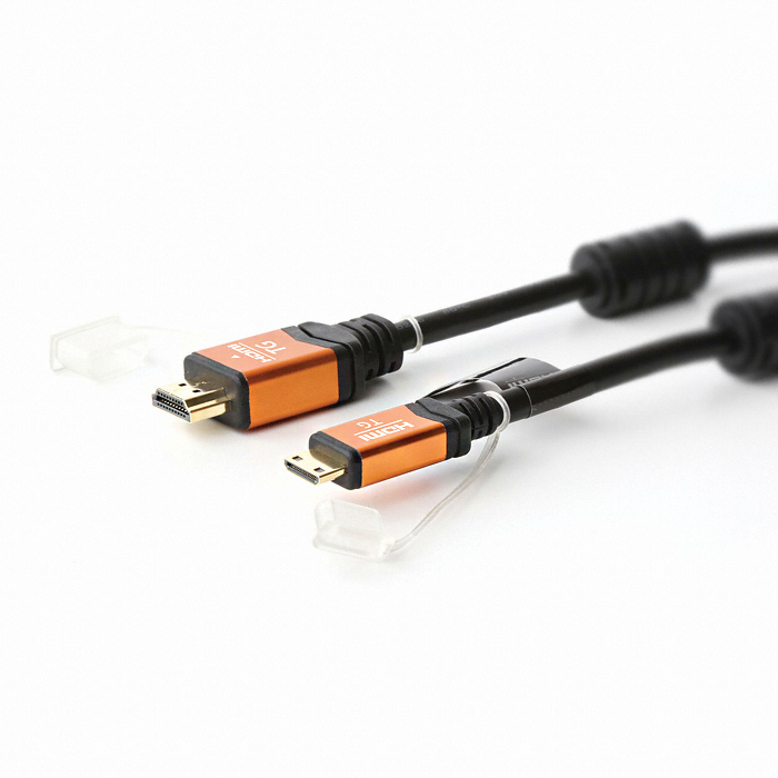 TG삼보 TGS HDMI to Mini HDMI Ver2.0 무산소동 프리미엄 골드 케이블 (3m)_이미지