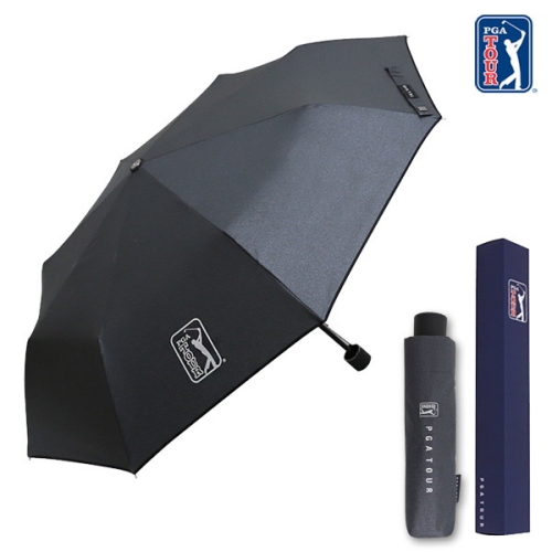 PGA TOUR 3단 수동 블랙메탈 양산 겸용 우산/판촉선물/행사답례품/단체대량_이미지