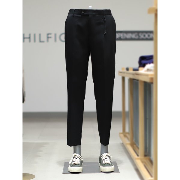 BON 본 S/S 블랙 젠트라 와이드핏 캐주얼 슬랙스 BN2MTA325