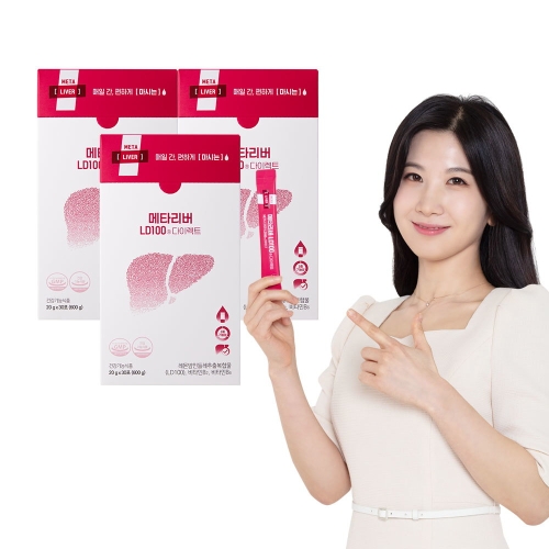 한국씨엔에스팜 메타리버 LD100 다이렉트 20g 15포 (3개)