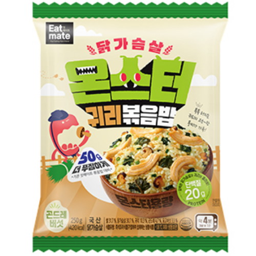 닭가슴살 몬스터 귀리볶음밥 곤드레버섯 250g