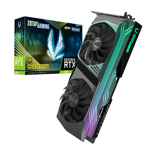 ZOTAC GAMING 지포스 RTX 3070 AMP Holo Black D6 8GB_이미지