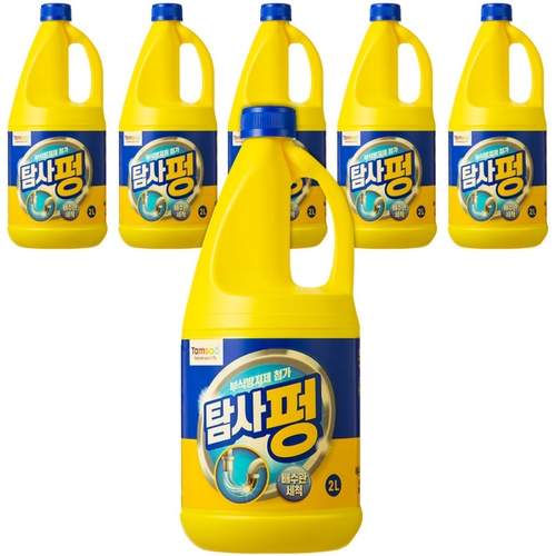 탐사 펑 배수구세정제 2L (6개)_이미지