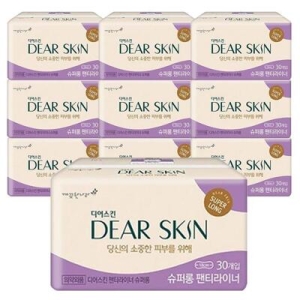 디어스킨 슈퍼롱 팬티라이너 30개 (10팩(300개))_이미지
