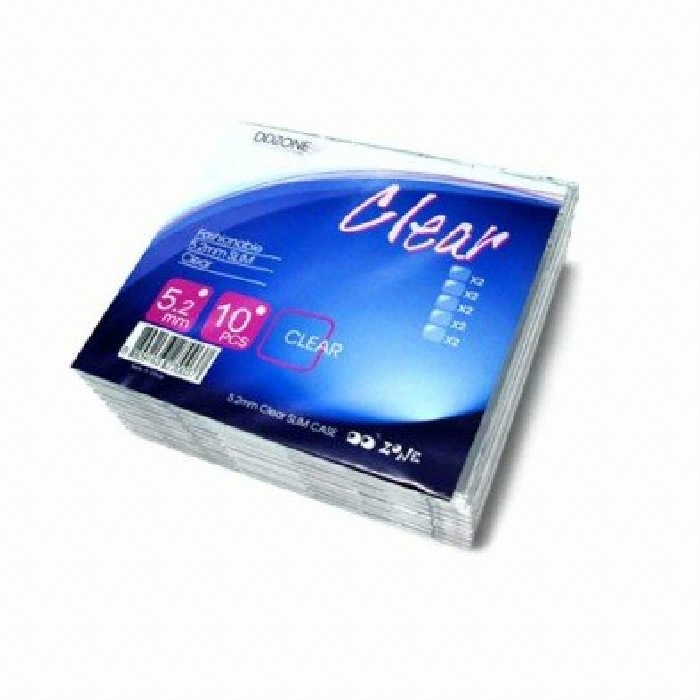 CD 1P 투명 슬림케이스 5.2mm 10장