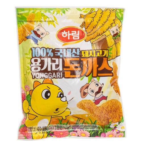 하림 용가리 돈까스 700g (4개)_이미지