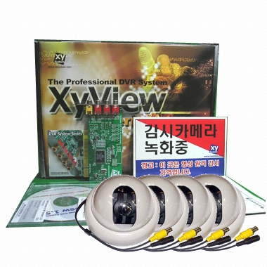 알라딘 DVR 자이뷰PCI 돔41 패키지4
