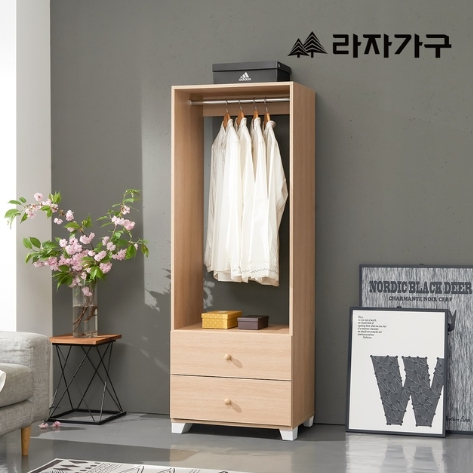 라자가구 엠마 시스템 모듈 옷장 서랍 행거 600_이미지