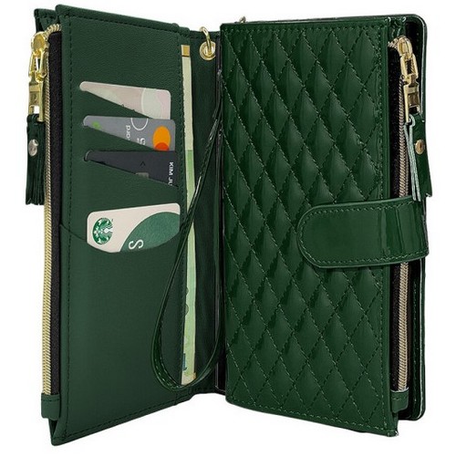 하이온 샤오미 포코 X7 프로 안나 애나멜 지퍼 다이어리 지갑 케이스_이미지