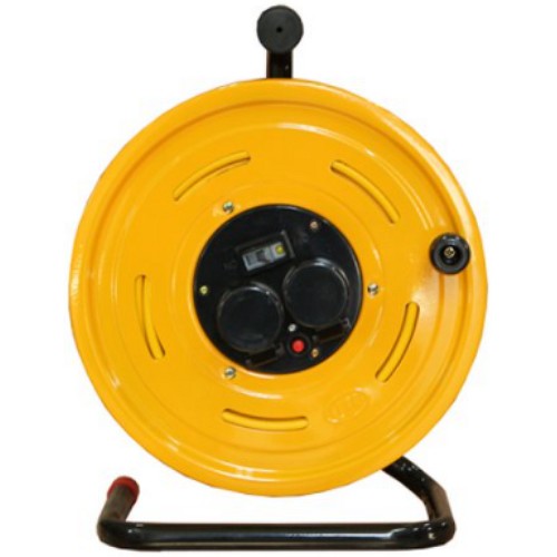 미주산업 2구 개별 방우형 접지 차단 전선릴