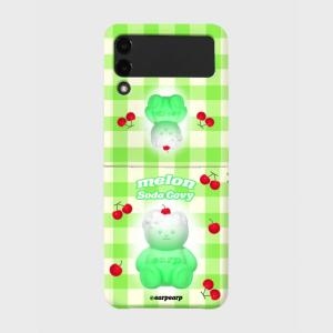  소다 어프어프 어프어프 MELON COVY-GREEN Z플립-하드 E2208_0127