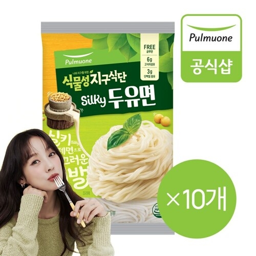 풀무원 식물성지구식단 Silky 두유면 150g (10개)