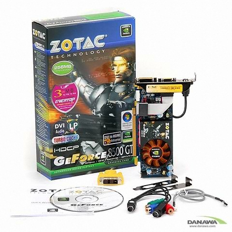ZOTAC ������ 8500GT 256MB LP HDMI