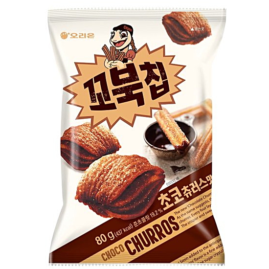 오리온 꼬북칩 초코츄러스맛 80g (12개)_이미지