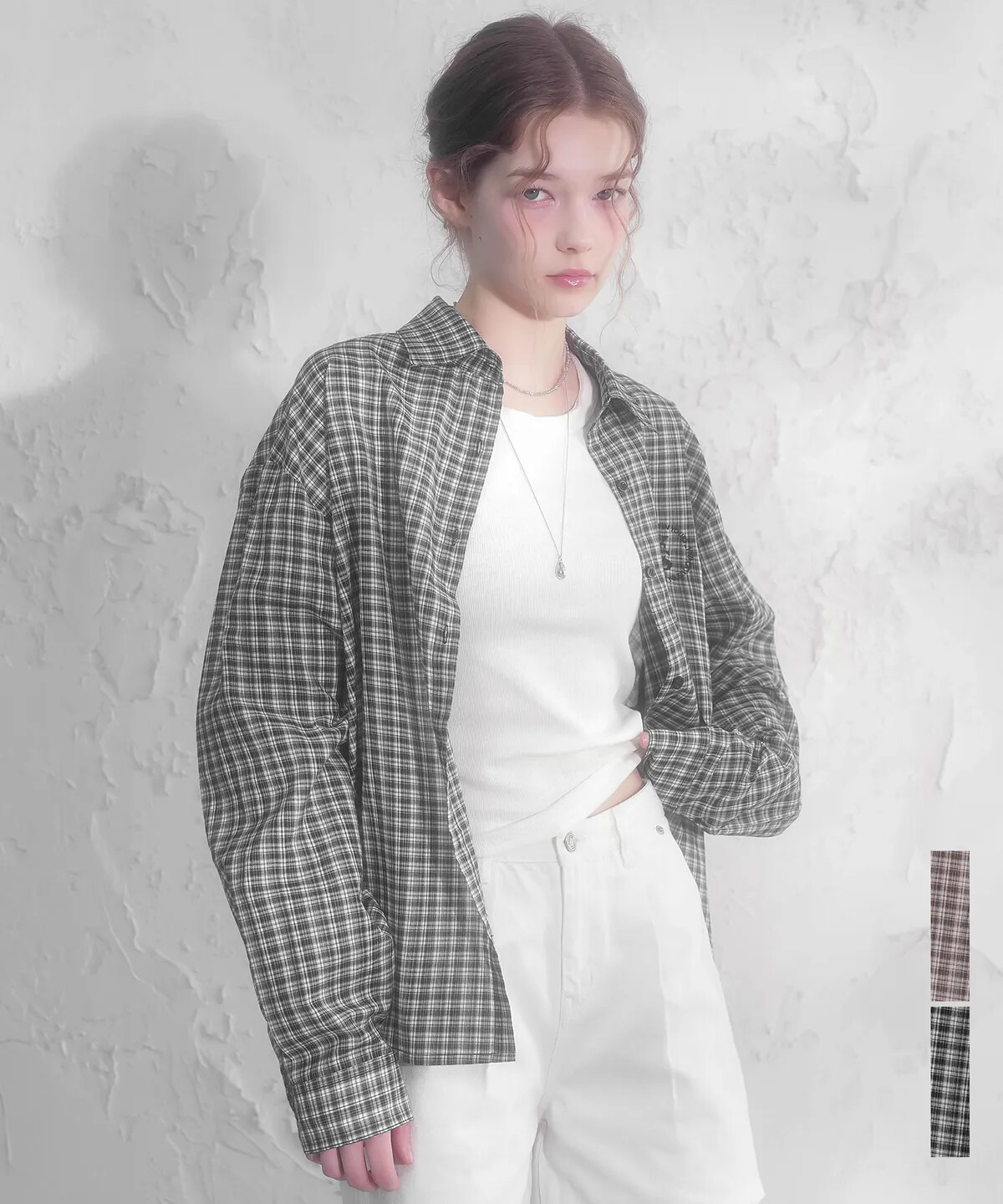 호제 체크 셔츠 VV61SH11_이미지