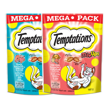 한국마즈 템테이션 메가팩 콤보 160g (2개)