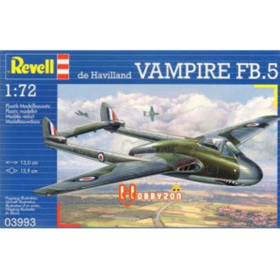 레벨 1/72 De Havilland Vampire FB.5