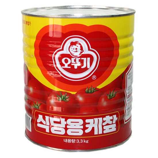  오뚜기 식당용 케찹 3.3kg (캔) [1개]