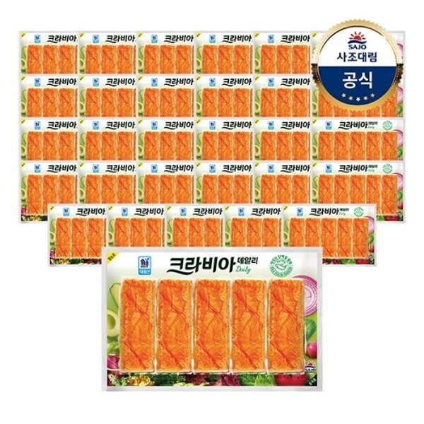 사조대림 대림선 크라비아 데일리 90g (30개)