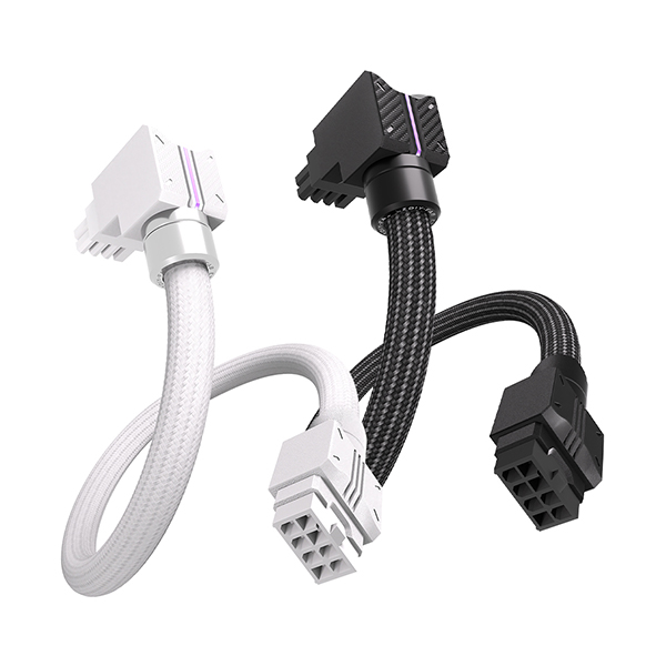 EZDIY-FAB UNIFAS ARGB PCIE 8핀 RVS 연장 케이블 (화이트)_이미지