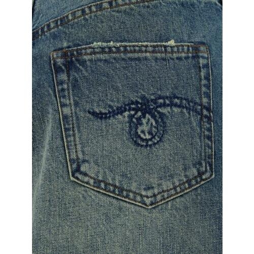 알13 스커트 R13WD102D173A CLINTONBLU BLUE