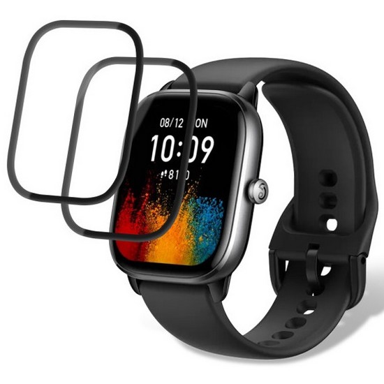 어메이즈핏 GTS4 MINI 하이그로시 쉴드 풀커버 액정보호 필름 2매