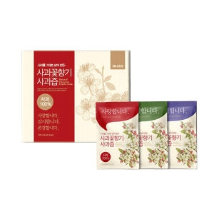 아침햇살영농조합 사과꽃향기 사과즙 100ml 100포