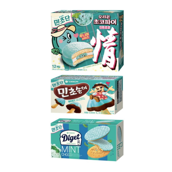 오리온 민초단 3종세트 750g (1개)_이미지