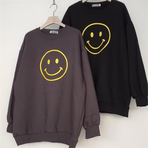 빅사이즈사랑해요 C214L012 옐로스마일기모맨투맨 TG S6383774