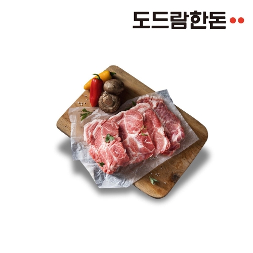 도드람푸드 도드람한돈 칼집 목심 구이용 1kg (1개)_이미지