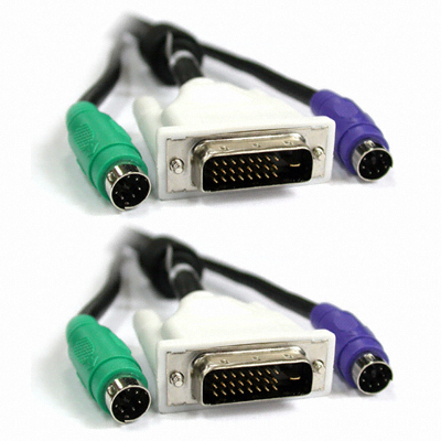 강원전자 NETmate KVM DVI-D (M/M) 케이블 (NMC-KVM50DM, 5m)_이미지