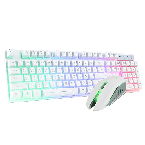 지클릭커 슈퍼히어로 에어 GMK-220 키보드 마우스 세트 (블랙)_이미지