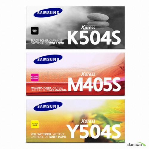 삼성전자 정품 CLT-K504S, CLT-M504S, CLT-Y504S 3색 세트_이미지