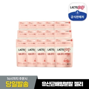 종근당 락토조이 유산균 구미젤리 복숭아맛 15봉 락토핏_이미지