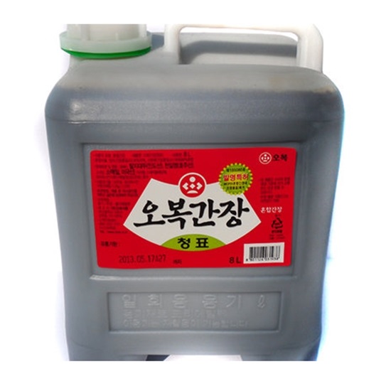 오복식품 오복간장 청표 8L이미지입니다. 누르면 해당 게시물로 새창이동합니다.