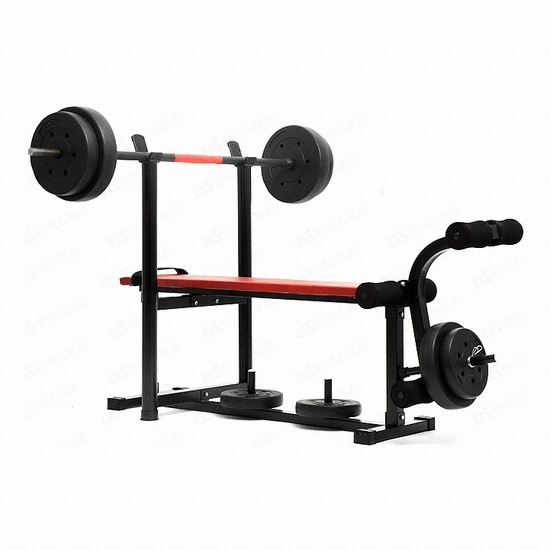 반석스포츠 파워 레그 벤치프레스 블랙바벨 (40kg세트)