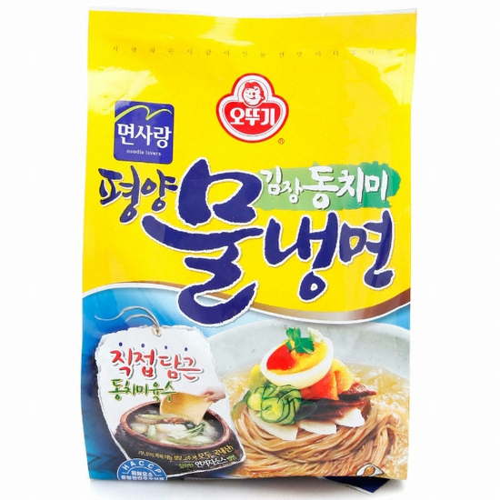 오뚜기 면사랑 평양 물냉면 2인분 916g (1개)