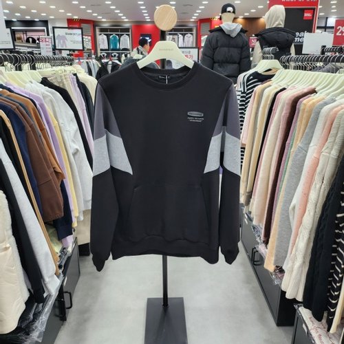 체이스컬트 남 컬러 블록 맨투맨 DARK5116B03