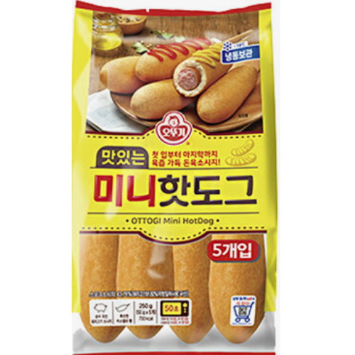 오뚜기 맛있는 미니핫도그 5개입 250g (4개)_이미지