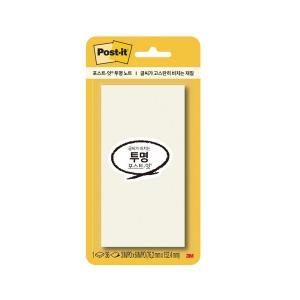 3M 포스트잇 투명노트 636-TRSPT