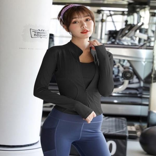 ONM 필라테스상의 여자헬스복 여자 트레이닝집업 요가집업 S11325065
