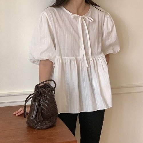 아이우먼 데일리반오픈블라우스 DDP509M506 빅사이즈_이미지