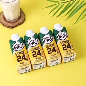 오리온 닥터유 단백질 프로 드링크 바나나 250ml (4개)_이미지