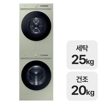 삼성전자 비스포크 AI <b>WF25CB8895BG</b> + DV20CB8890BG