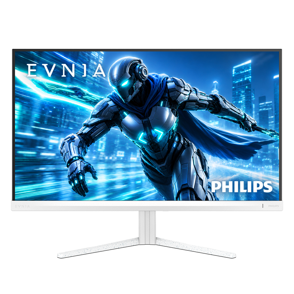 필립스 에브니아 27M2N3201PL 260 FAST IPS 지싱크 Ai HDR 게이밍 화이트 무결점_이미지